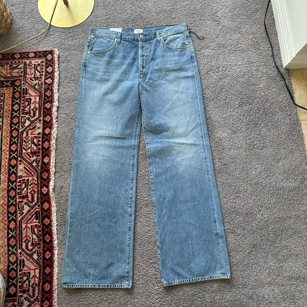 Citizens Of Humanity Light Blue Flare & Wide Leg Jeans